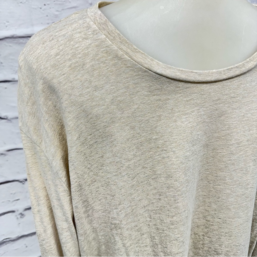POLO RALPH LAUREN Men’s Top Pullover Long Sleeve Logo Heather Tan Sz XL … - Picture 3 of 10